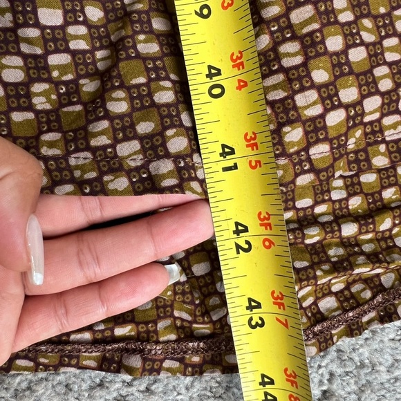 Elegant Brown Polka Dot Long Sleeve Dress - Picture 8 of 8